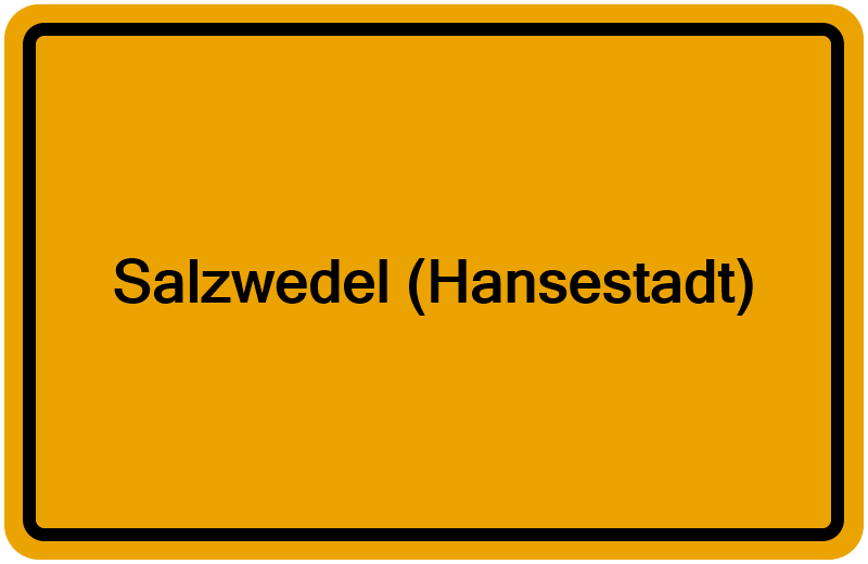 Handelsregisterauszug Salzwedel (Hansestadt)